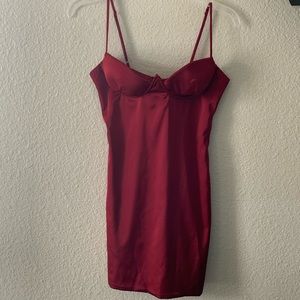 sexy mini red dress NWT